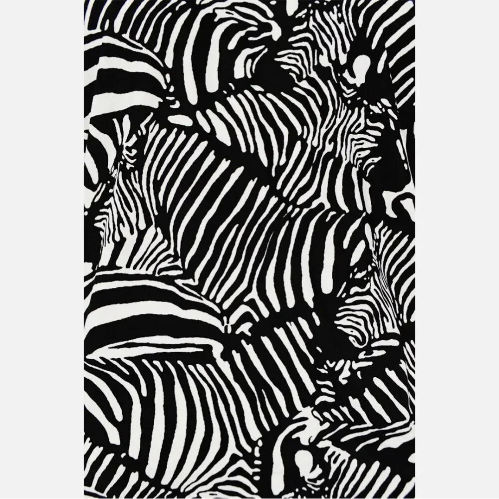 Trina Turk Tanzania One Piece & Zebra Cover Up Tunic 2 Pc Set